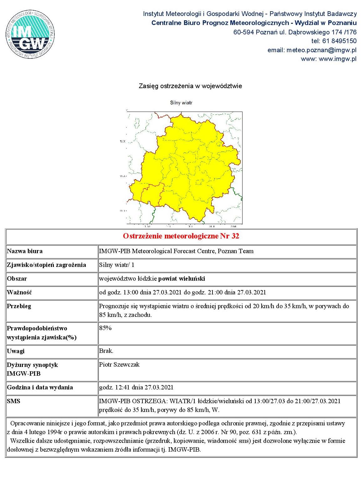 2021 03 27 ostrzezenie meteo
