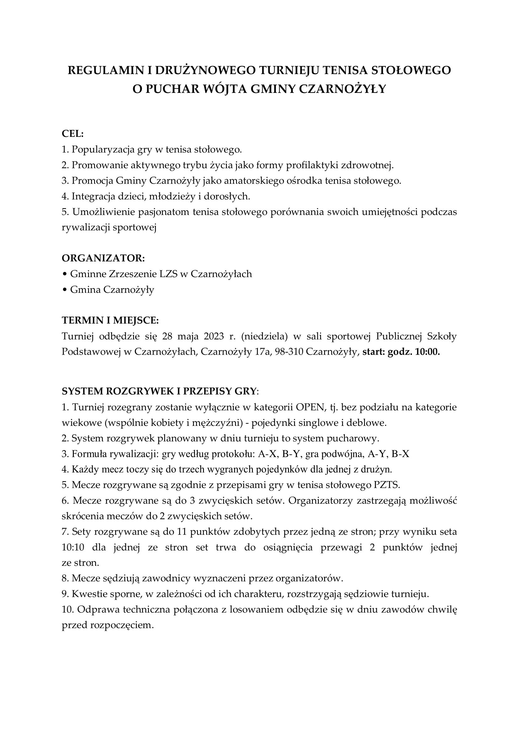 20230515 regulamin druzynowy turniej tenisa 1