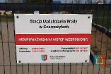 Magazyn wody na stacji uzdatniania wody w Czarnożyłach