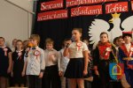 Niepodległościowa wieczornica w Szkole Podstawowej w Łagiewnikach 2018 r.