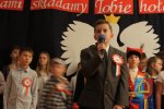 Niepodległościowa wieczornica w Szkole Podstawowej w Łagiewnikach 2018 r.