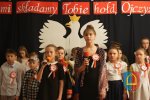 Niepodległościowa wieczornica w Szkole Podstawowej w Łagiewnikach 2018 r.