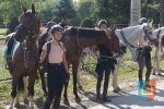 Niepodległościowy rajd konny w Czarnożyłach