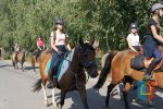 Niepodległościowy rajd konny w Czarnożyłach