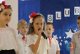 Pasowanie uczniów klas pierwszych Szkoły Podstawowej w Czarnożyłach 2022 r.