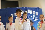 Pasowanie uczniów klas pierwszych Szkoły Podstawowej w Czarnożyłach 2022 r.