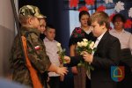 Patriotyczna inscenizacja uczniów szkoły w Łagiewnikach 2021 r.