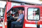 Powitanie nowego samochodu pożarniczego dla OSP Staw
