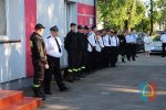Powitanie nowego samochodu pożarniczego dla OSP Staw