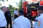 Powitanie nowego samochodu pożarniczego dla OSP Staw