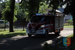 Powitanie nowego samochodu pożarniczego dla OSP Staw