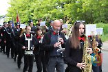 Przekazanie i poświęcenie sztandaru dla Ochotniczej Straży Pożarnej w Stawie 2025 r.
