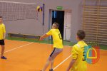 Towarzyski mecz siatkówki Gimnazjum w Czarnożyłach i Klubu Sportowego Kąty