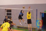 Towarzyski mecz siatkówki Gimnazjum w Czarnożyłach i Klubu Sportowego Kąty