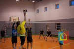 Towarzyski mecz siatkówki Gimnazjum w Czarnożyłach i Klubu Sportowego Kąty