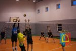 Towarzyski mecz siatkówki Gimnazjum w Czarnożyłach i Klubu Sportowego Kąty
