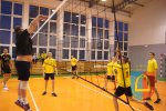 Towarzyski mecz siatkówki Gimnazjum w Czarnożyłach i Klubu Sportowego Kąty
