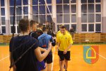 Towarzyski mecz siatkówki Gimnazjum w Czarnożyłach i Klubu Sportowego Kąty