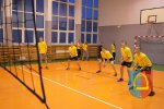 Towarzyski mecz siatkówki Gimnazjum w Czarnożyłach i Klubu Sportowego Kąty