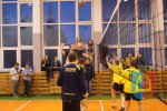 Towarzyski mecz siatkówki Gimnazjum w Czarnożyłach i Klubu Sportowego Kąty