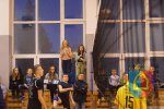 Towarzyski mecz siatkówki Gimnazjum w Czarnożyłach i Klubu Sportowego Kąty