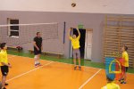 Towarzyski mecz siatkówki Gimnazjum w Czarnożyłach i Klubu Sportowego Kąty