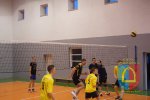 Towarzyski mecz siatkówki Gimnazjum w Czarnożyłach i Klubu Sportowego Kąty