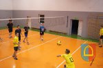 Towarzyski mecz siatkówki Gimnazjum w Czarnożyłach i Klubu Sportowego Kąty