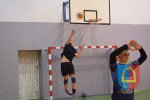 Towarzyski mecz siatkówki Gimnazjum w Czarnożyłach i Klubu Sportowego Kąty
