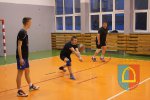 Towarzyski mecz siatkówki Gimnazjum w Czarnożyłach i Klubu Sportowego Kąty
