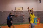 Towarzyski mecz siatkówki Gimnazjum w Czarnożyłach i Klubu Sportowego Kąty
