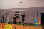 Towarzyski mecz siatkówki Gimnazjum w Czarnożyłach i Klubu Sportowego Kąty