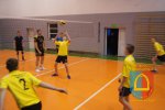 Towarzyski mecz siatkówki Gimnazjum w Czarnożyłach i Klubu Sportowego Kąty