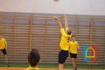 Towarzyski mecz siatkówki Gimnazjum w Czarnożyłach i Klubu Sportowego Kąty