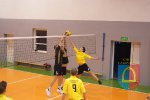 Towarzyski mecz siatkówki Gimnazjum w Czarnożyłach i Klubu Sportowego Kąty